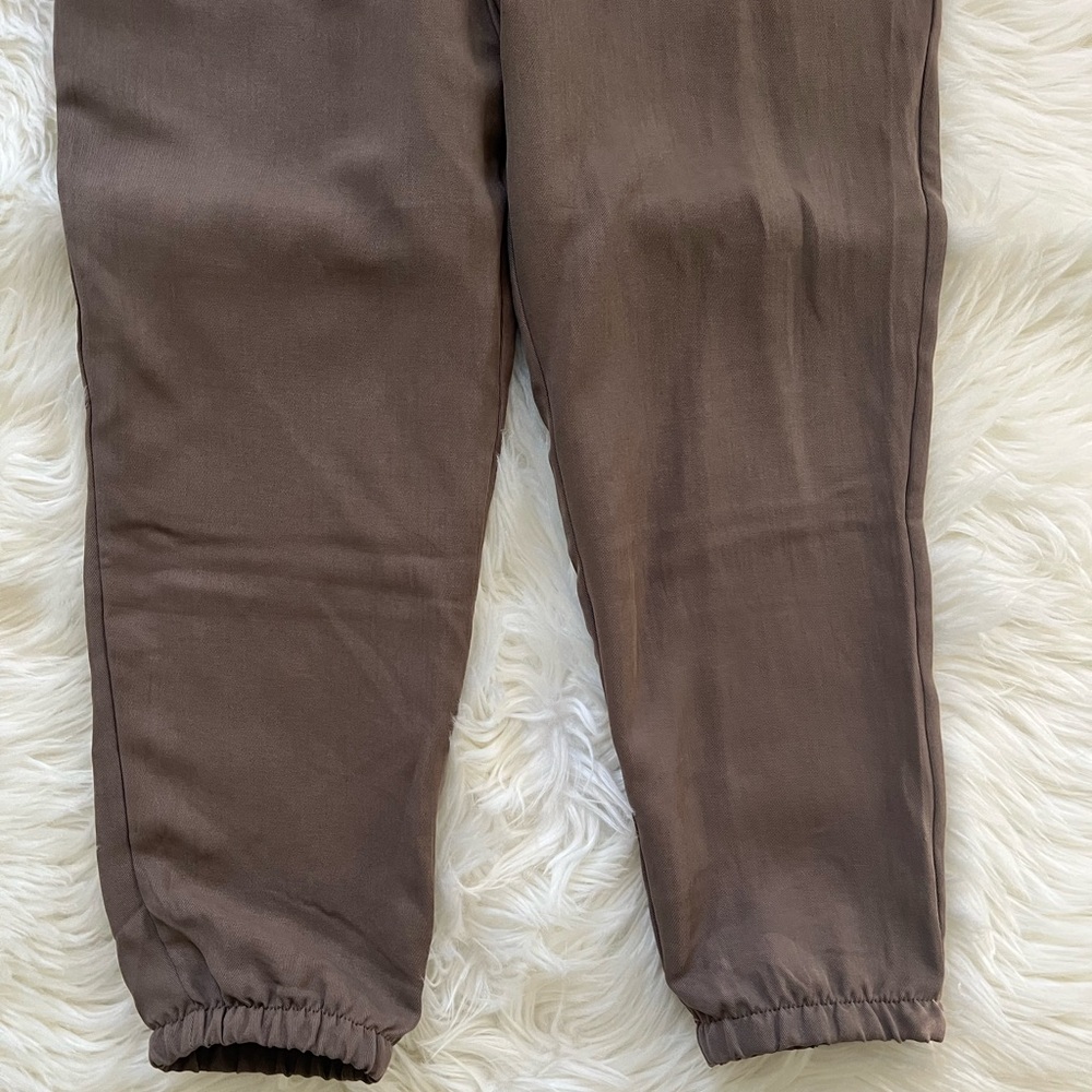 ZARA Women’s Dark Brown Cargo Jogger Pants - Picture 6 of 9